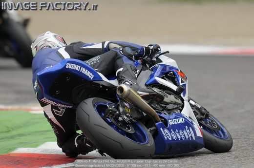2008-05-11 Monza 3147 Suzuki GSX R European Cup - Lucas De Carolis
